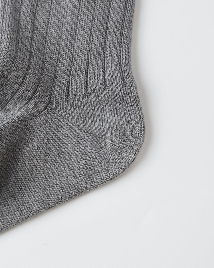 Rylee + Cru Ribbed Socks, Brown and Dusty Blue, 2 Pack
