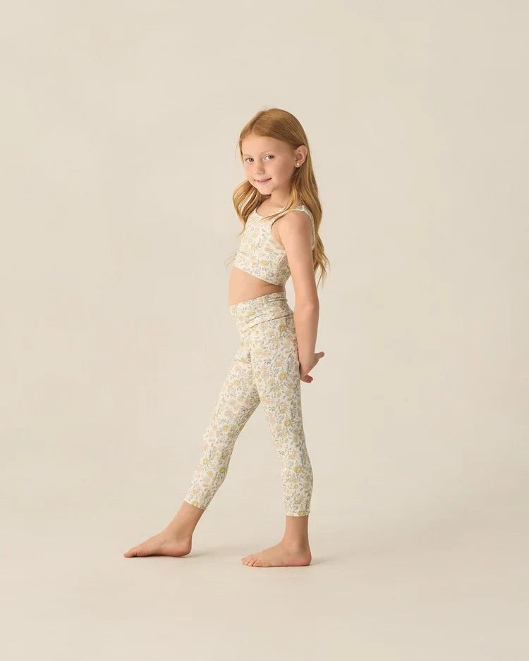 Rylee + Cru Basic Legging, Citron Bloom