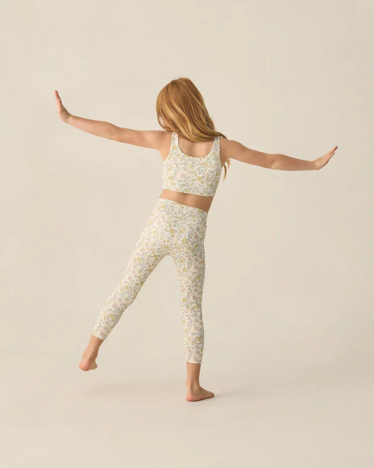 Rylee + Cru Basic Legging, Citron Bloom