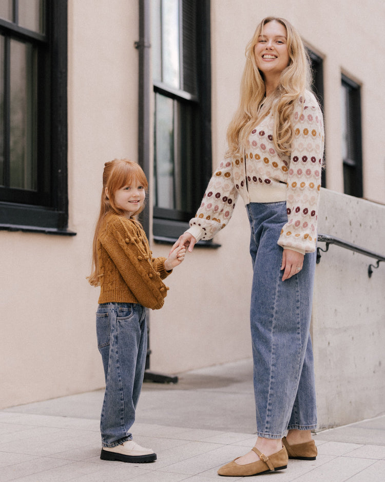 Rylee + Cru Barrel Pant, Indigo Denim