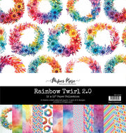 Rainbow Twirl 2.0 12x12 Paper Collection 31046