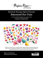 Rainbow Village Small Floral Embossed Die Cuts 35433