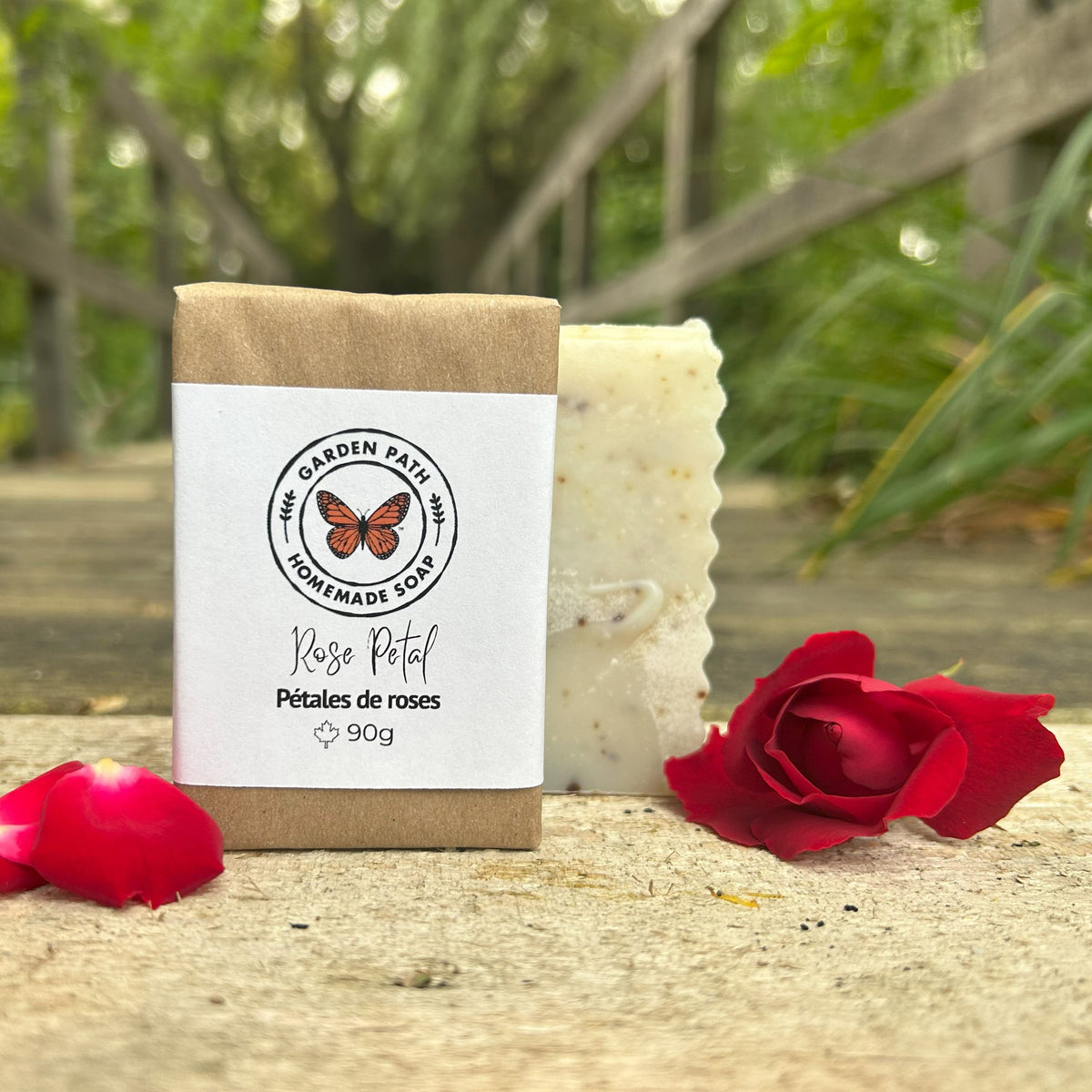 Rose Petals Bar Soap Lightly Scented Fragrance