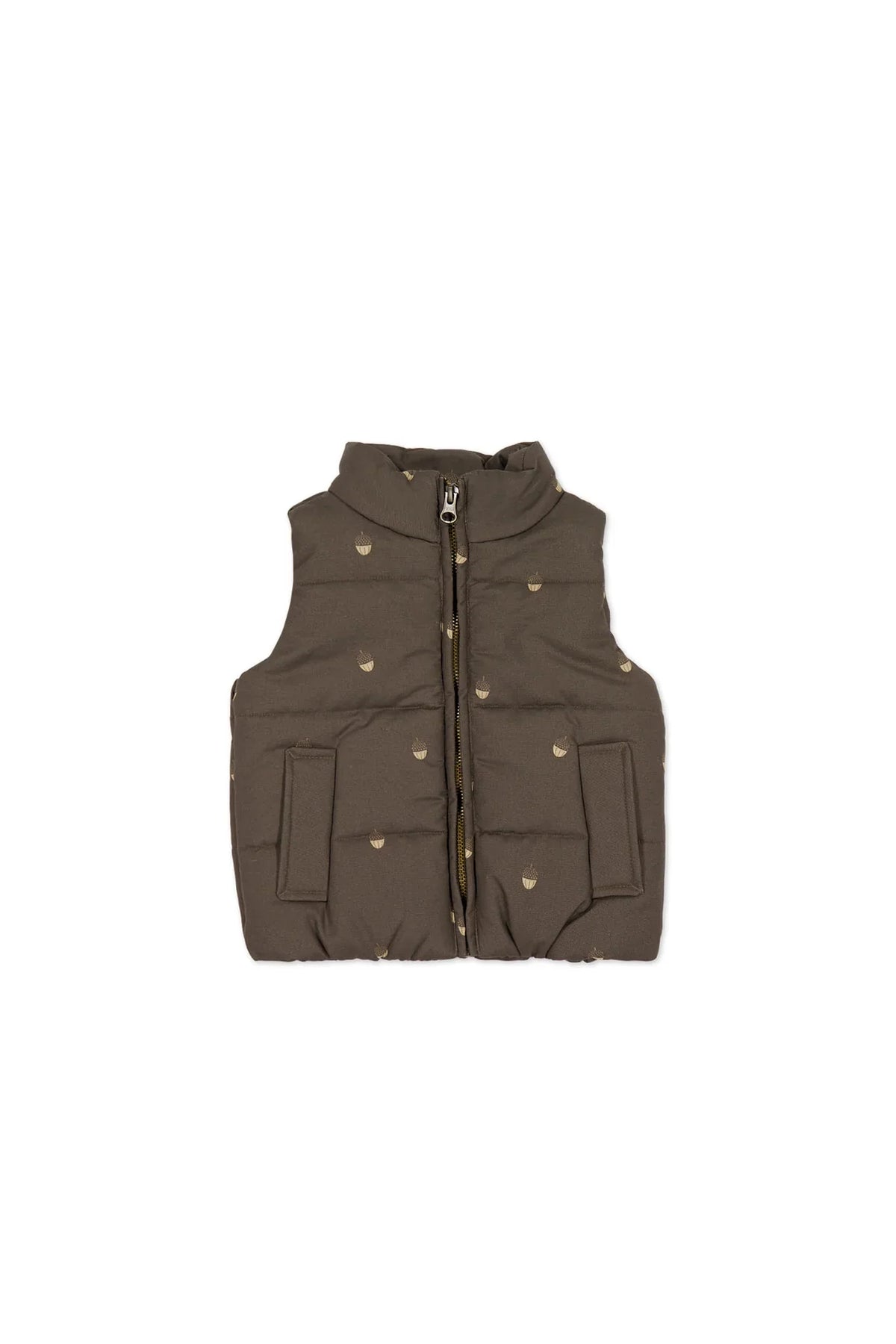Jamie Kay Rudi Puffer Vest, Acorn Wolf