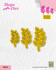 Nellie's Choice Shape Die - Set Of 3 Branches-1