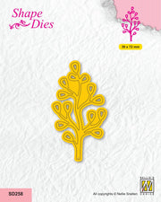 Nellie's Choice Shape Die - Garden - Branch With Leaves