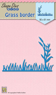 Nellie's Choice - Shape Die Blue Grass border