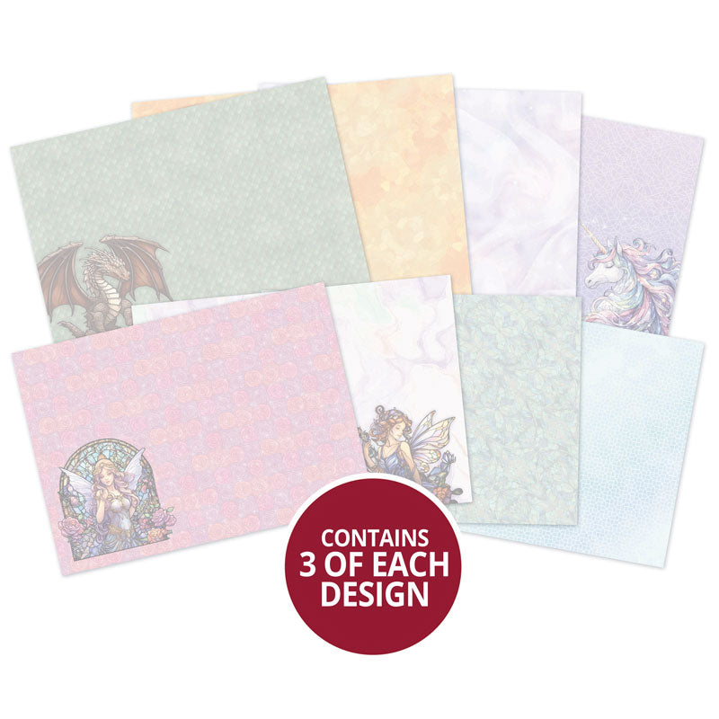 Stained Glass Mystical Worlds Luxury Card Inserts
