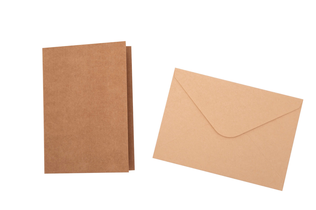 SL Cards & Envelopes Kraft A6 Consumables 20 PC