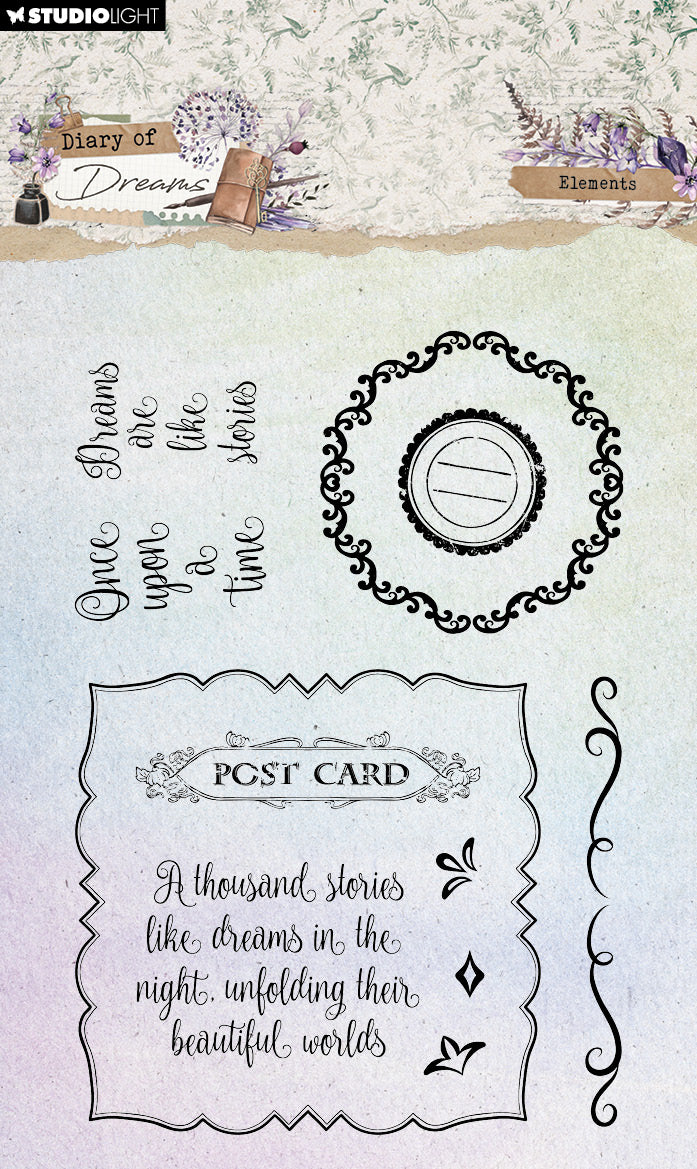SL Clear Stamps Elements Diary of Dreams 11 PC