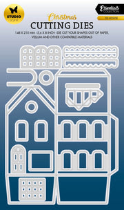 SL Cutting Dies 3D House Essentials  142x200x1mm 16 PC nr.550