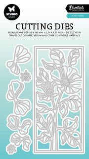 SL Cutting Dies Poppy Frame Essentials 101x142x1mm 8 PC nr.735