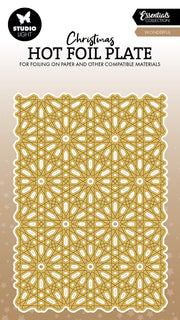 SL Hot Foil Plate Snow Pattern Essentials 1 Piece