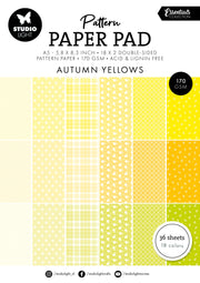 SL Pattern Paper Pad Autumn Yellows Essentials 36 SH