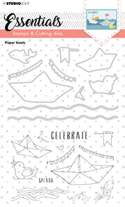 SL Stamp & Cutting Die Paper Boats Essentials 148x210x3mm 1 PC nr.24