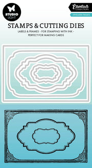 SL Stamp & Cutting Dies Ephemera Frames Essentials 100x138x3mm 9 PC nr.69