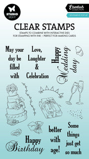 SL Clear Stamp Turning Pop-Out Essentials 15 Pieces