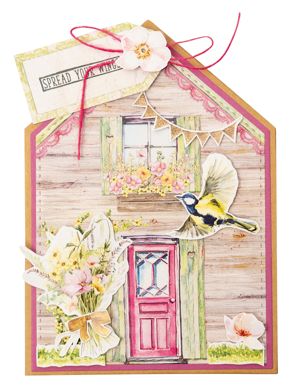SL Cutting Die House Card Spring Meadow 5 PC
