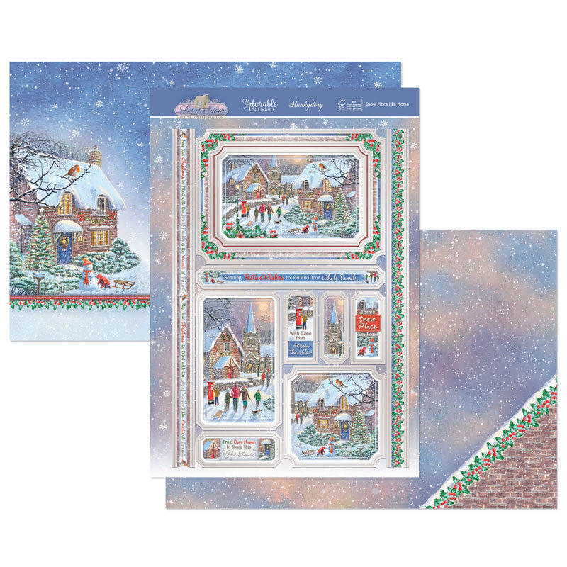 Snow Place Like Home Luxury Topper Set