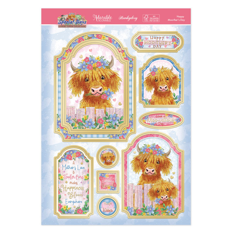 Happy Moo-ther's Day Luxury Topper Set