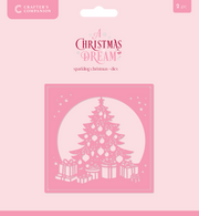 Sara Signature A Christmas Dream Metal Dies Create a Card - Sparkling Christmas