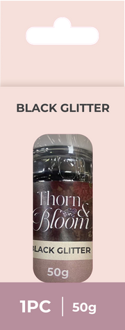 Sara Signature Thorn & Bloom - Black Glitter