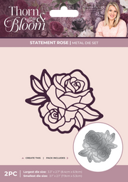 Sara Signature Thorn & Bloom Metal Die - Statement Rose