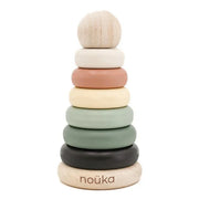 Noüka Wood and Silicone Stacker-Storm Tower