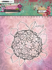 Clear Stamp 11x11 cm, Just Lou Botanical Collection nr.06