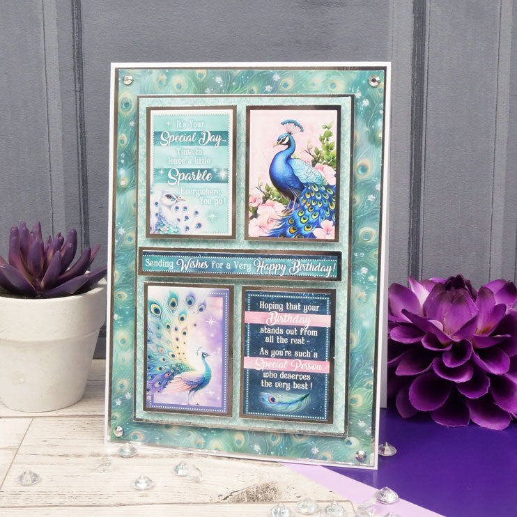 Crafty Stash Pads - Peacock Paradise