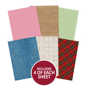 Stickables A5 Self-Adhesive Papers - Fabric