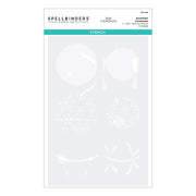 Snowflake Ornaments Stencil from the Bibi's Snowflakes Collection by Bibi Cameron
