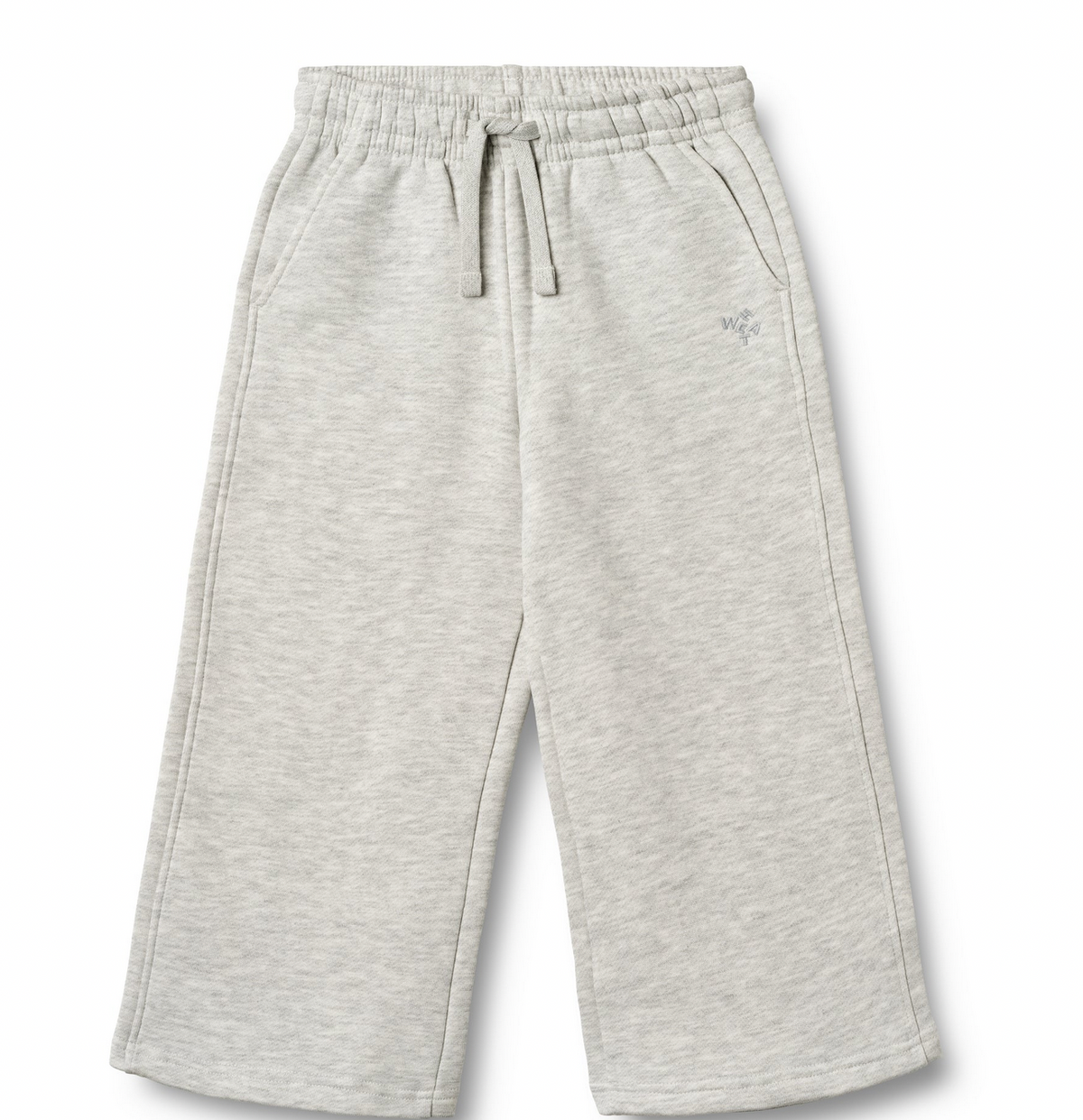 Wheat Cruz Straight Sweatpants, Light Melange Grey