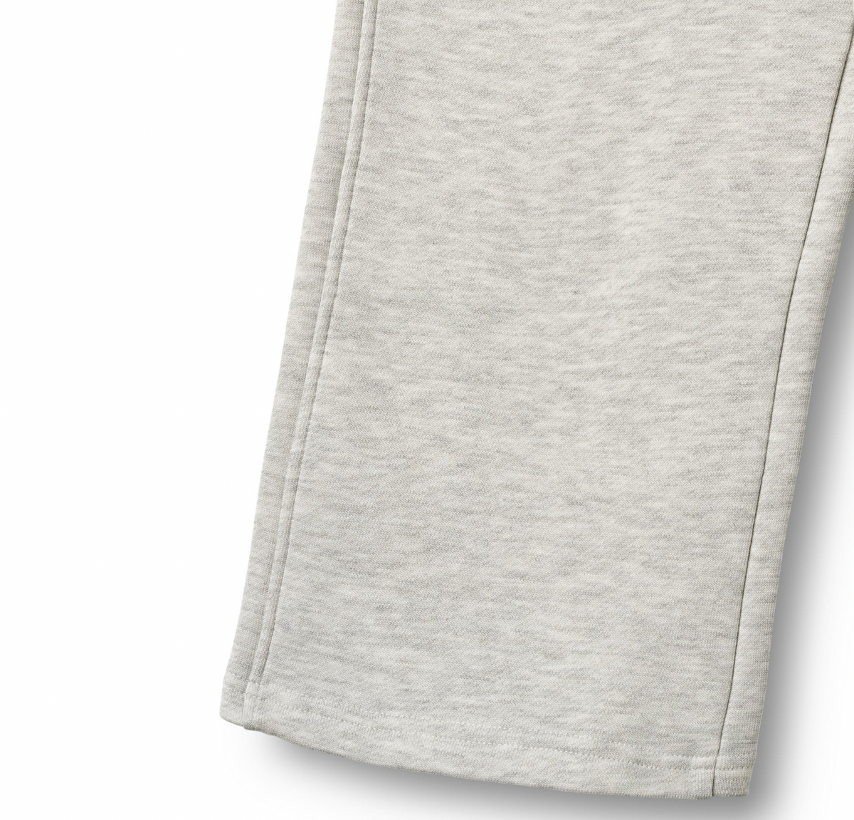 Wheat Cruz Straight Sweatpants, Light Melange Grey