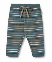 Wheat Leo Jersey Pants, Blue Multi Stripe