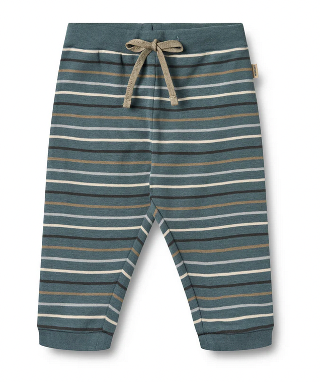 Wheat Leo Jersey Pants, Blue Multi Stripe