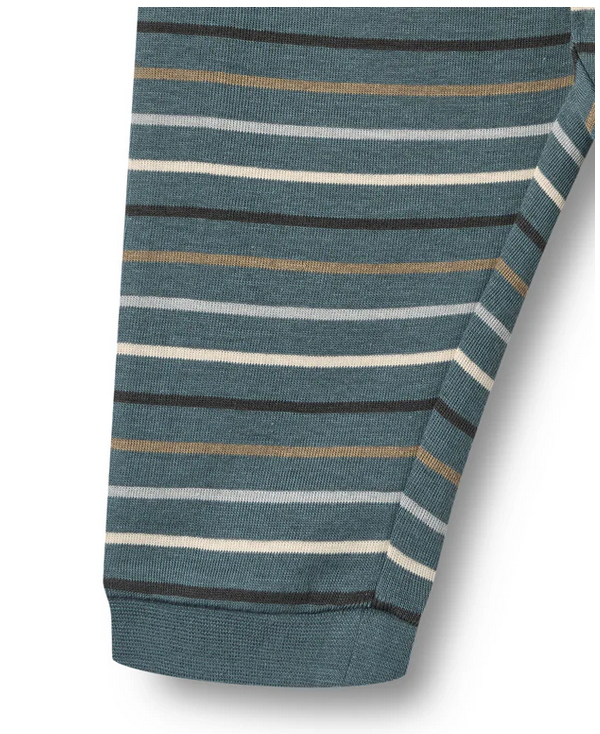 Wheat Leo Jersey Pants, Blue Multi Stripe