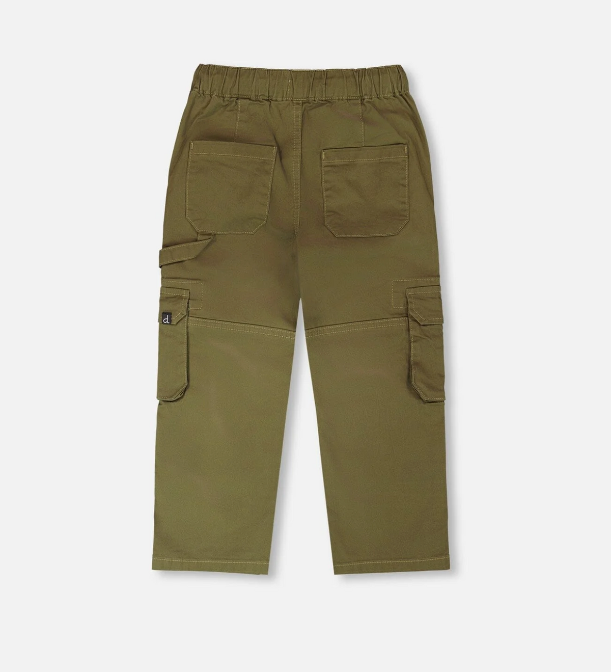 Deux Par Deux Stretch Twill Carpenter Pant, Green