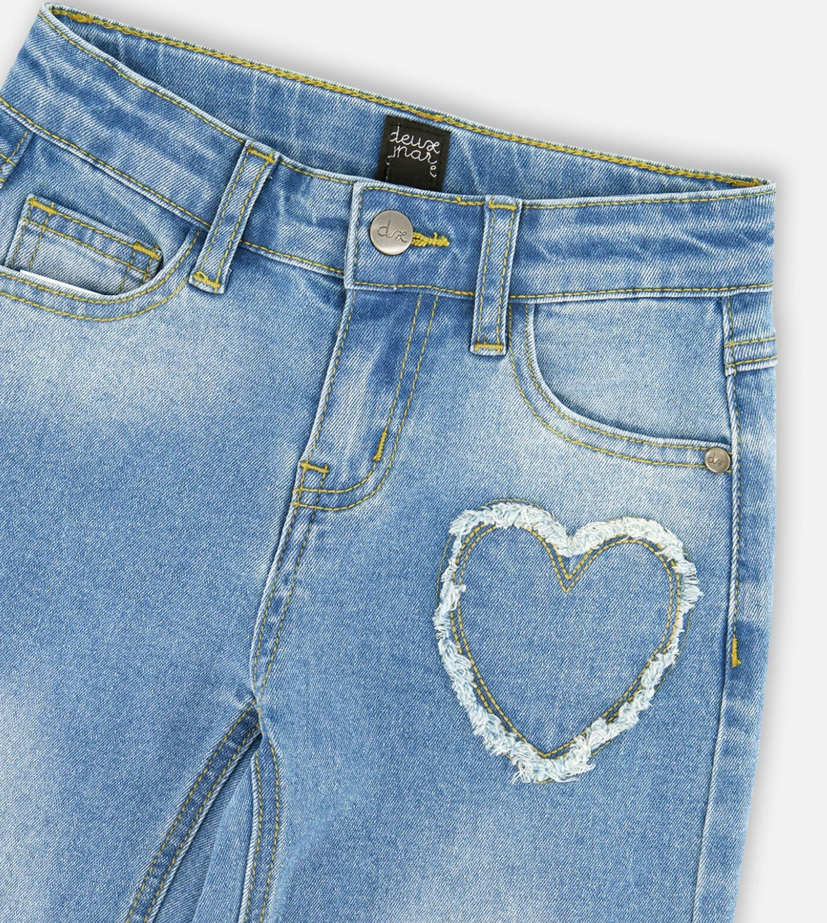 Deux Par Deux Wide Leg Jeans, Light Denim