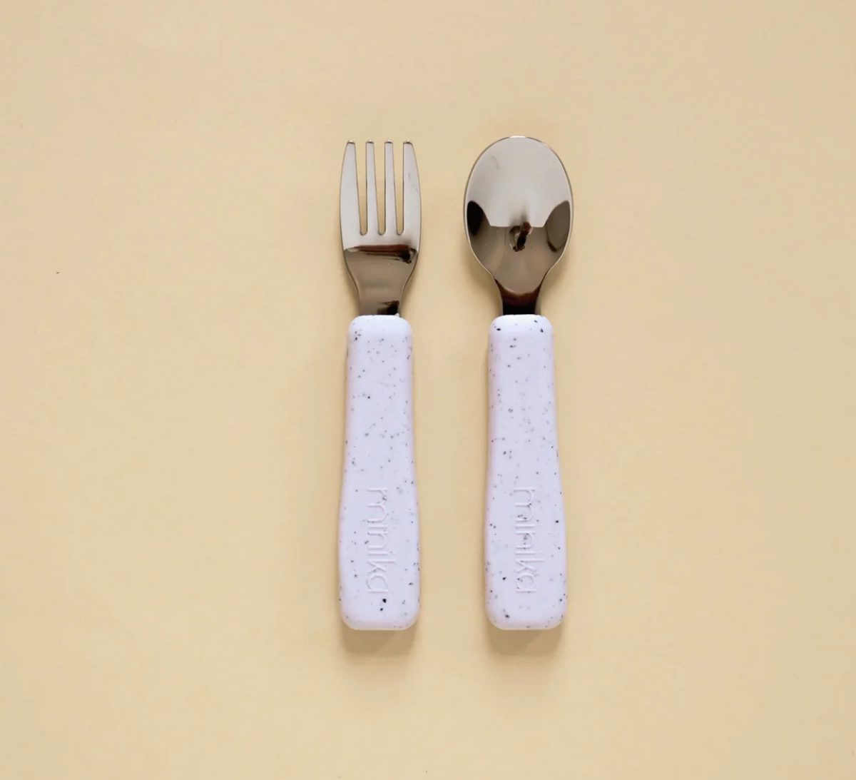 Stainless Steel Toddler Fork and Spoon Set