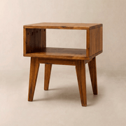 Serena Solid Acacia Wood Nightstand