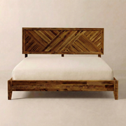Sierra Deluxe Solid Acacia Wood Bed Frame