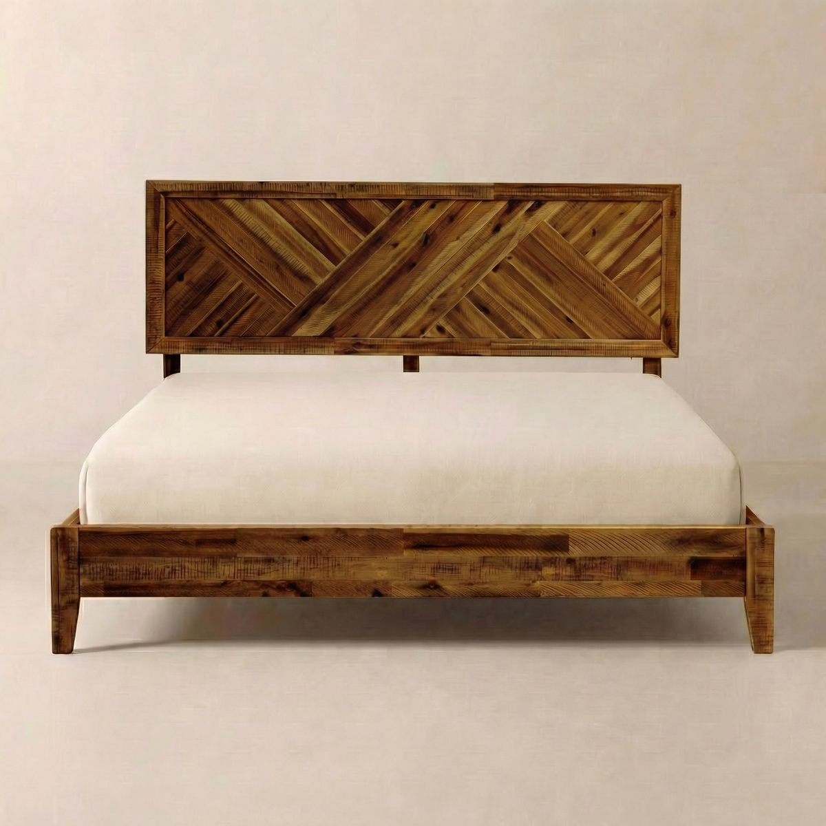 Sierra Deluxe Solid Acacia Wood Bed Frame