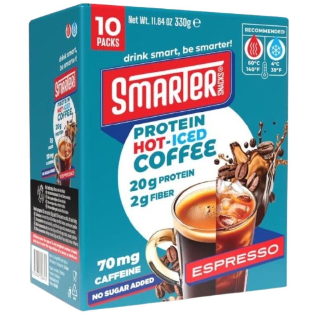 Smarter Snacks Protein Coffee, Box of 10 Packets