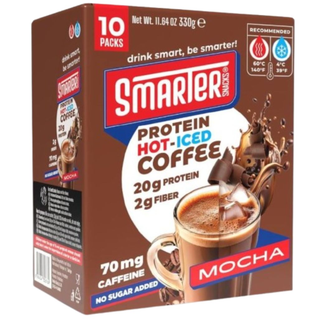 Smarter Snacks Protein Coffee, Box of 10 Packets