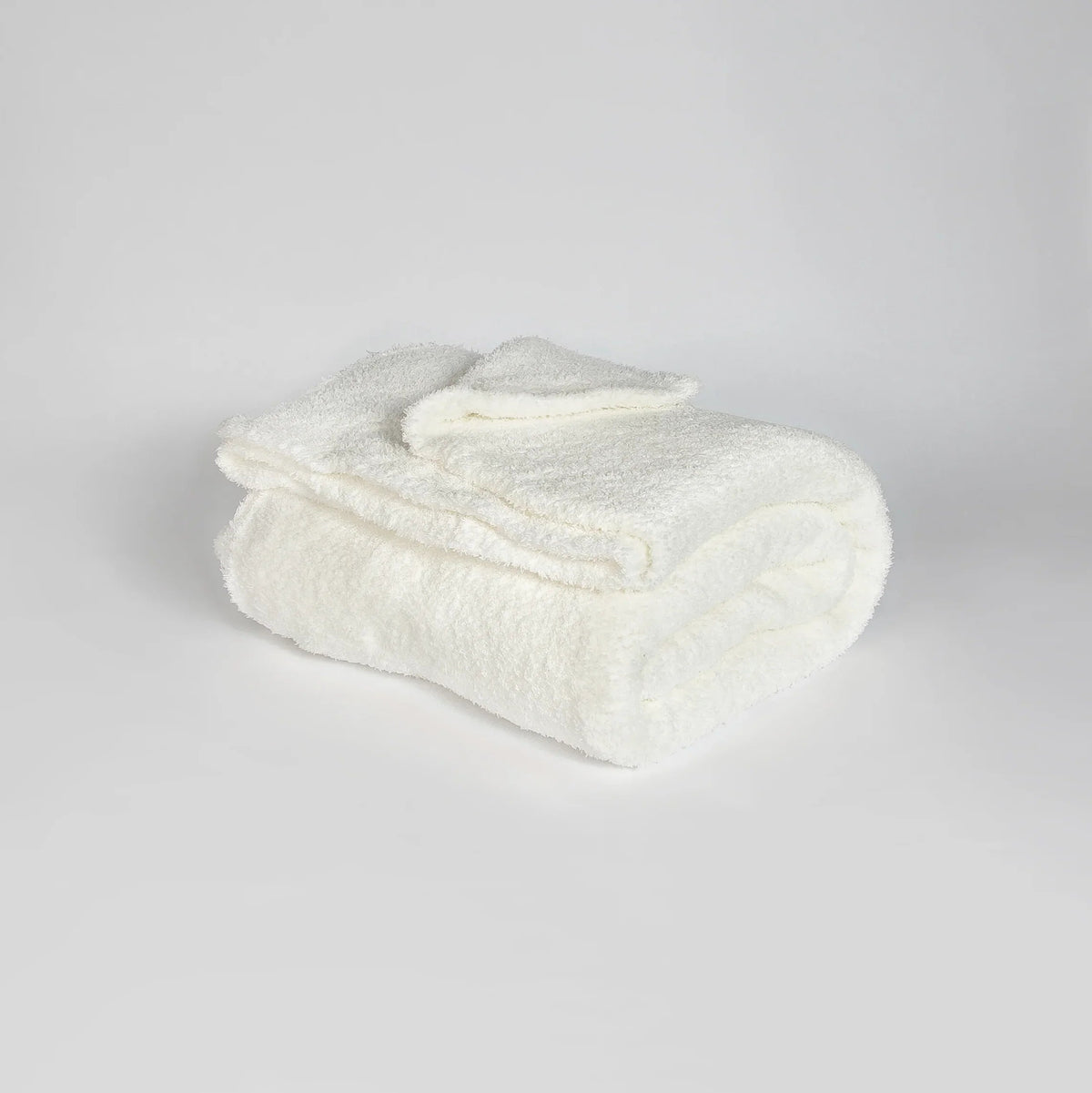Sunset Snuggles White Solid Extended Throw, 54 x 76 in