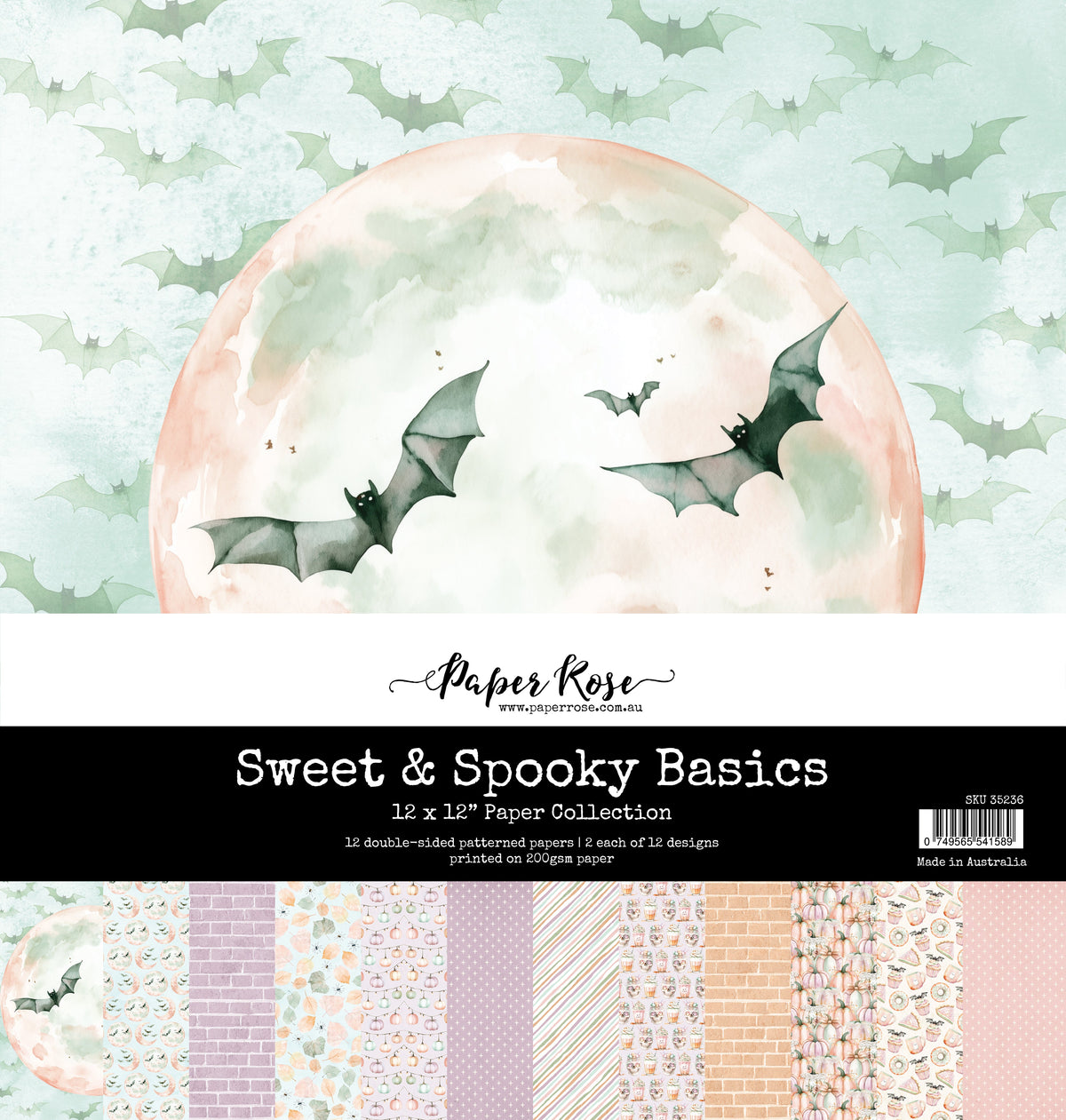 Sweet & Spooky Basics 12x12 Paper Collection