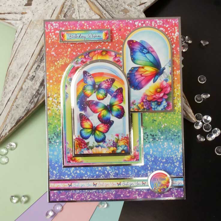 Card Topper Pads - Beautiful Butterflies