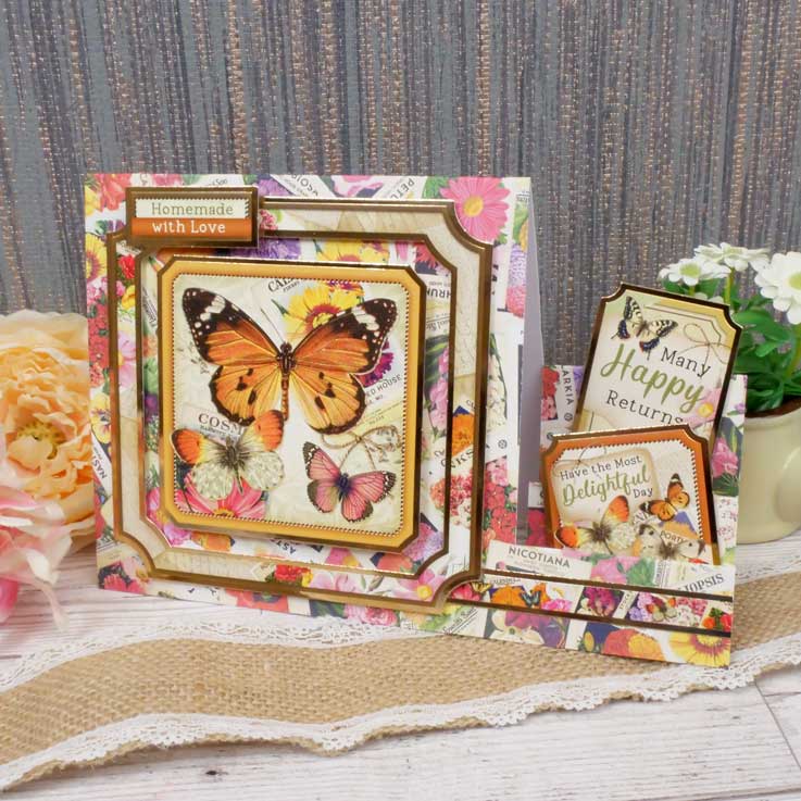 Card Topper Pads - Beautiful Butterflies