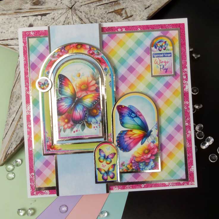 Card Topper Pads - Beautiful Butterflies